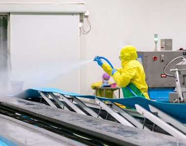 Cleaning according to HACCP