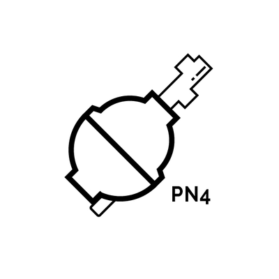 Vanne pneumatique PN4 