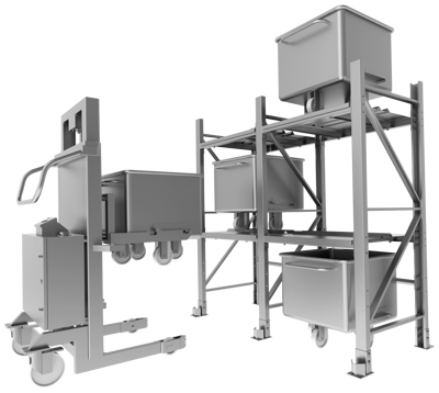 mechanical handling standard trolley storage system BoonsFIS