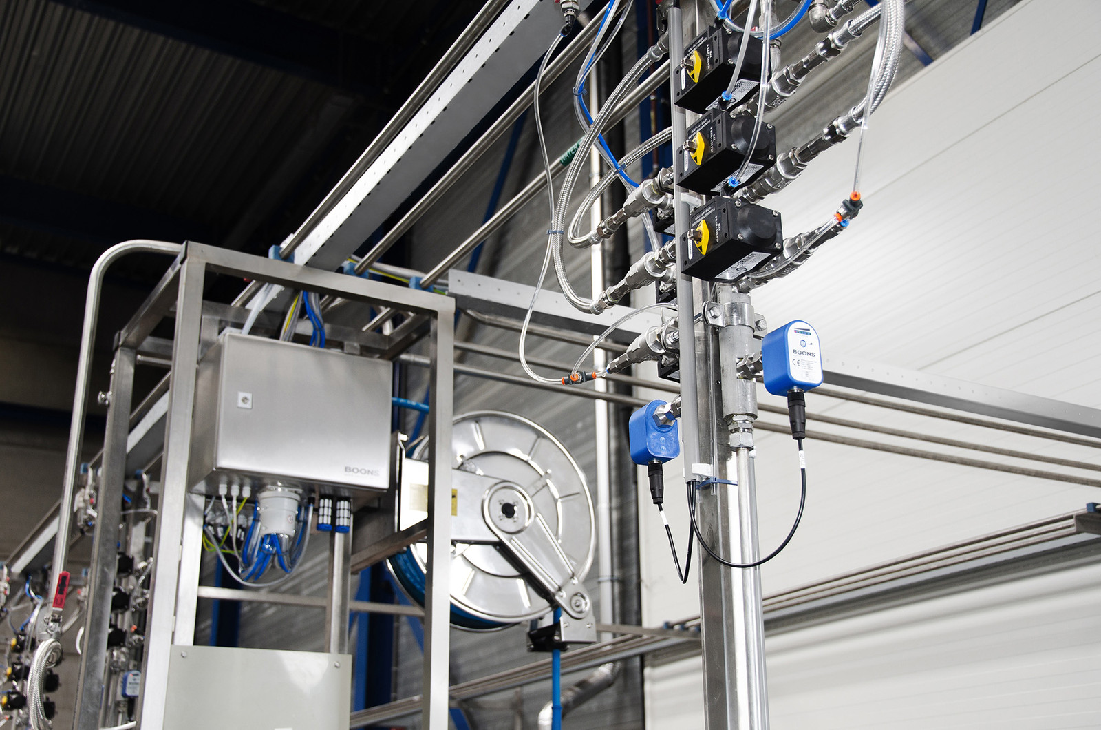 CIP-installaties haspels slangen reiniging BoonsFIS