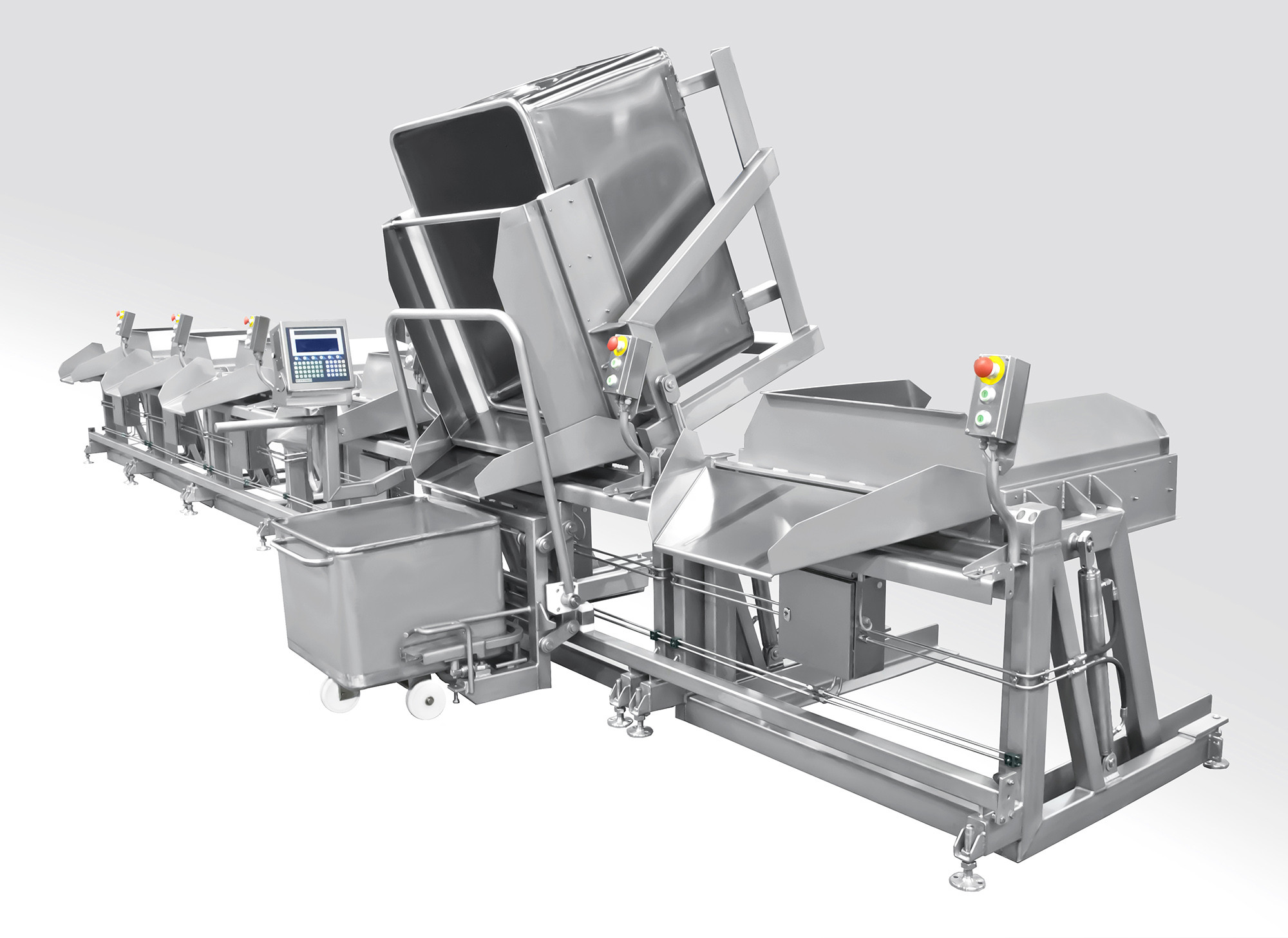 manutention mécanique chariot standard système de stockage racks chariot standard en acier inoxydable empileur BoonsFIS