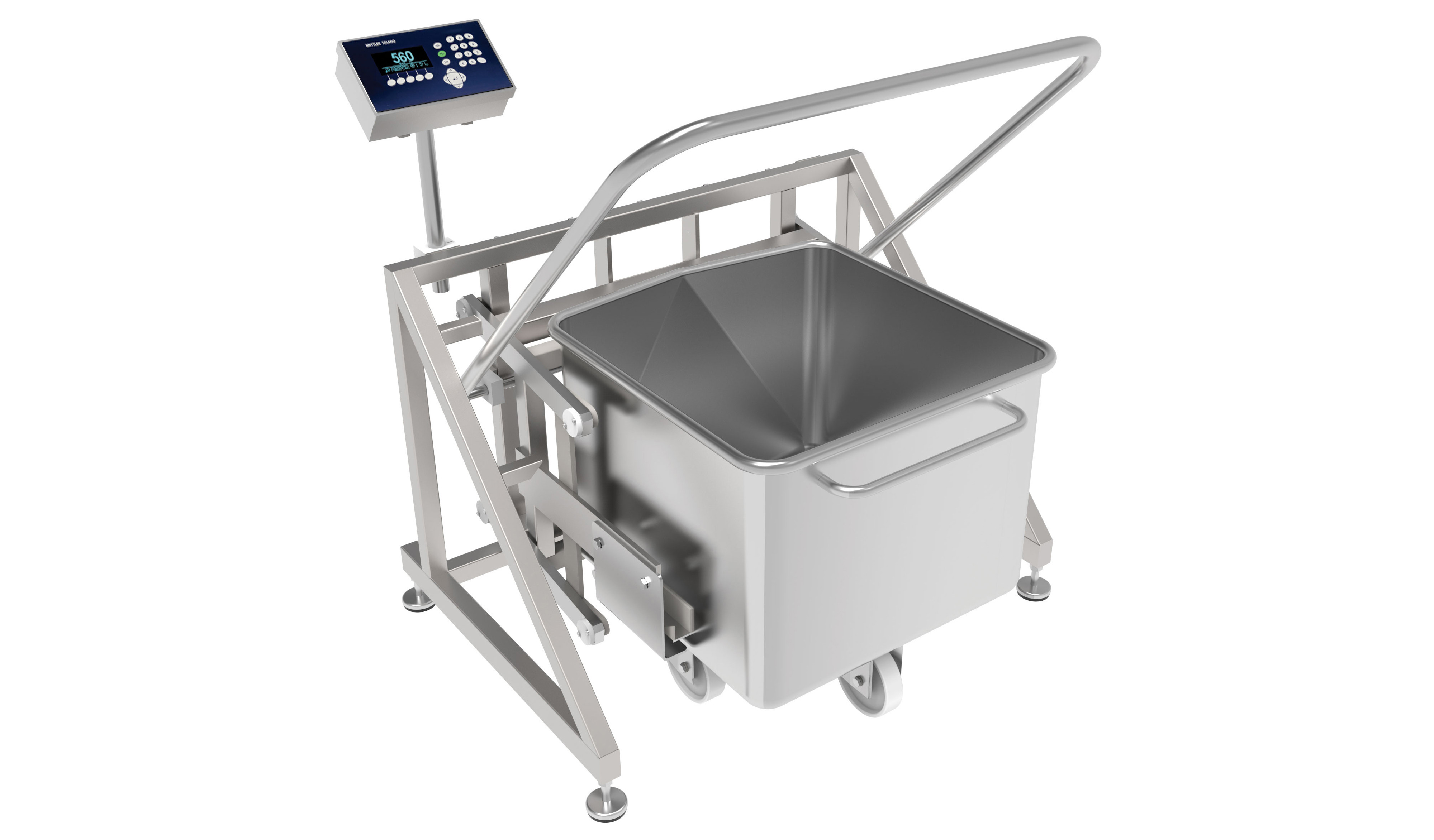 Mechanical handling weighing and mixing systems standard trolley scale BoonsFIS