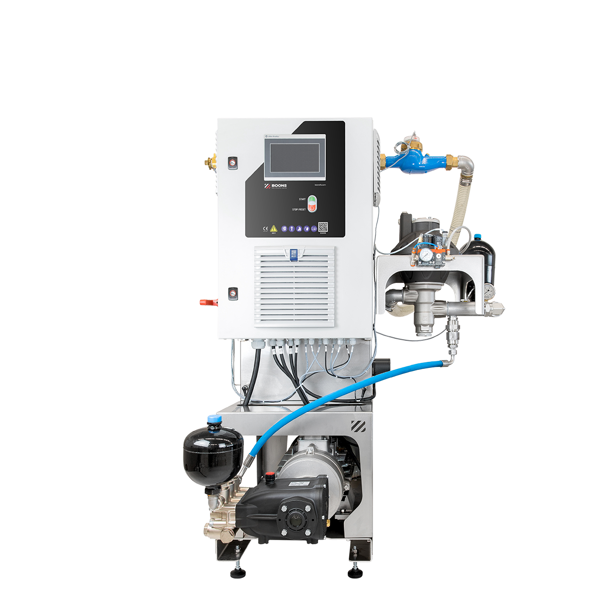 high pressure cleaning unit HDU stationary HP unit BoonsFIS