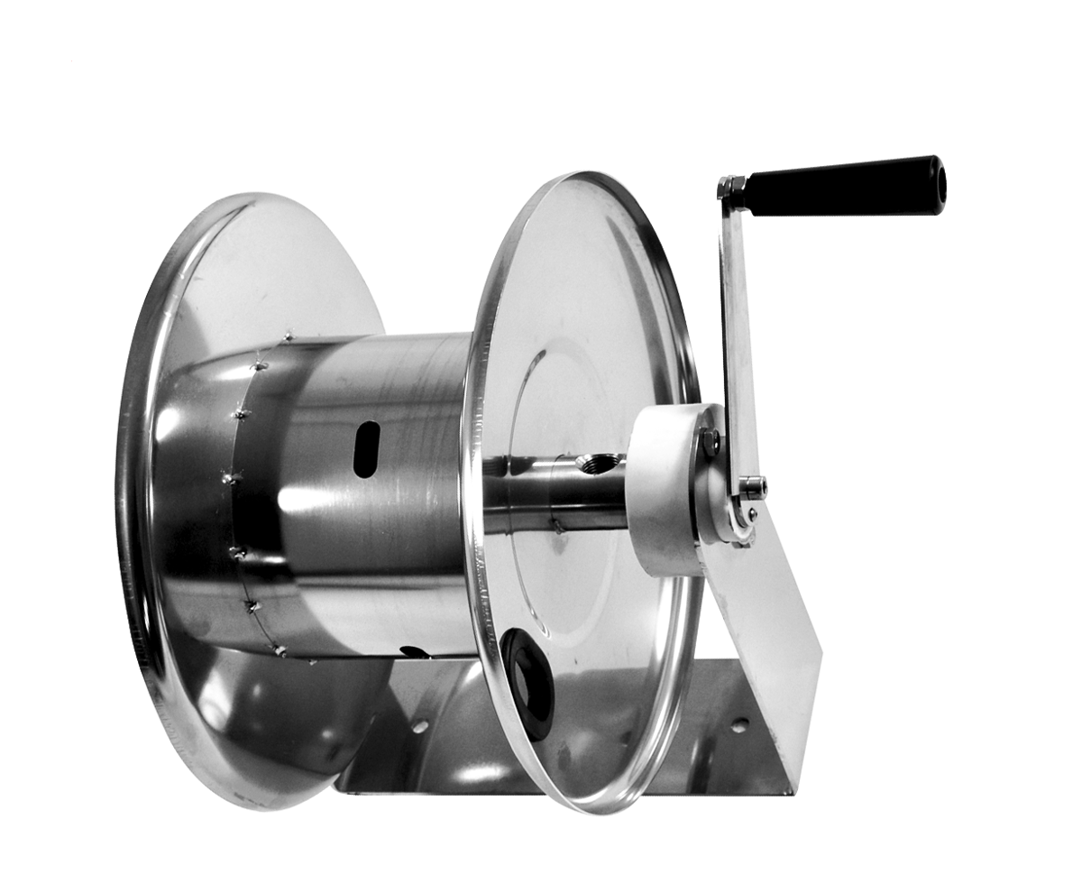 desinfectie en schuiminstallaties manuele haspel 20 meter slanglengte BoonsFIS