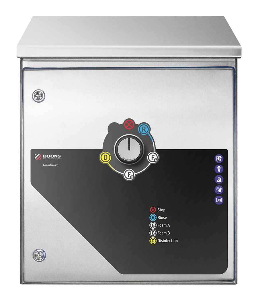 Afnamestation <br>met omkasting <br>CS FFD-3-R
